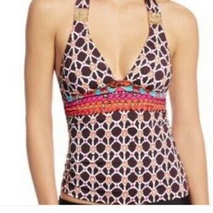 Trina Turk Venice Beach Mocha Tankini Set